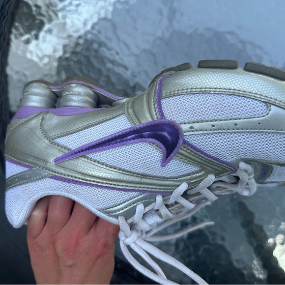 Nike Shox Running Sneakers Women's Size 8 Purple & Gray - Picture 5 of 6